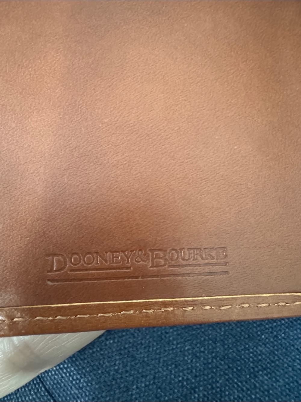 Dooney and Bourke Logo Leather Wallet - Picture 14 of 16